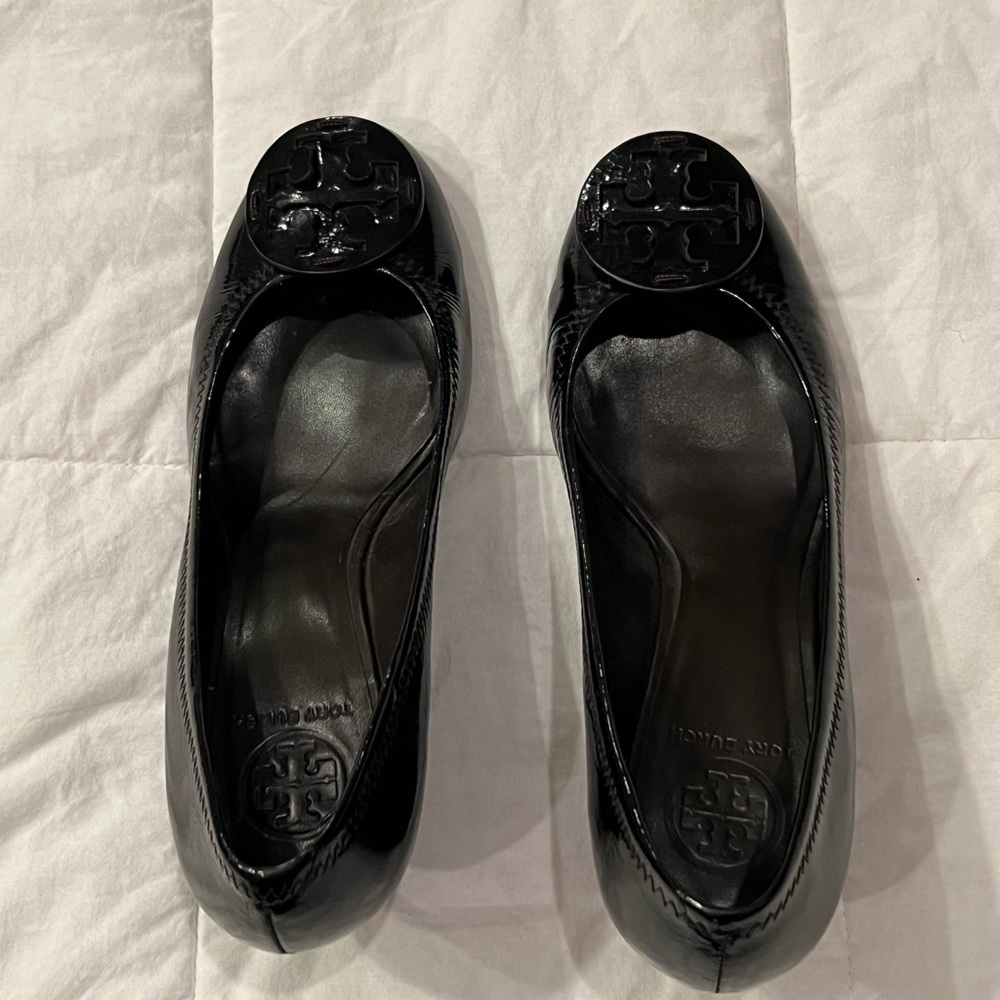 Tory Burch Black Wedges